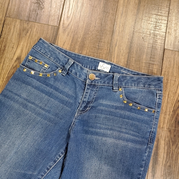 S & Co Skinny Curvy Stretchy Ankle Jeans - Picture 1 of 5